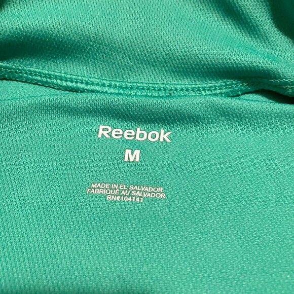 Reebok Shirt Long Sleeve Quarter Zip Womans Size Medium - Picture 4 of 16